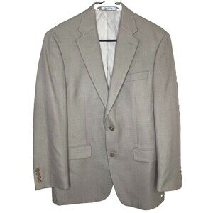 Lauren Ralph Lauren Mens 38R Tan Sport Coat Blazer 2 Button Center Vent Beige